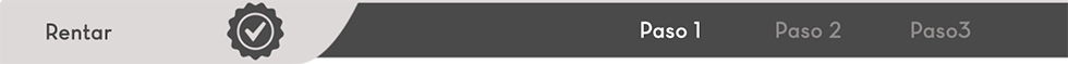 Primer paso para rentar
